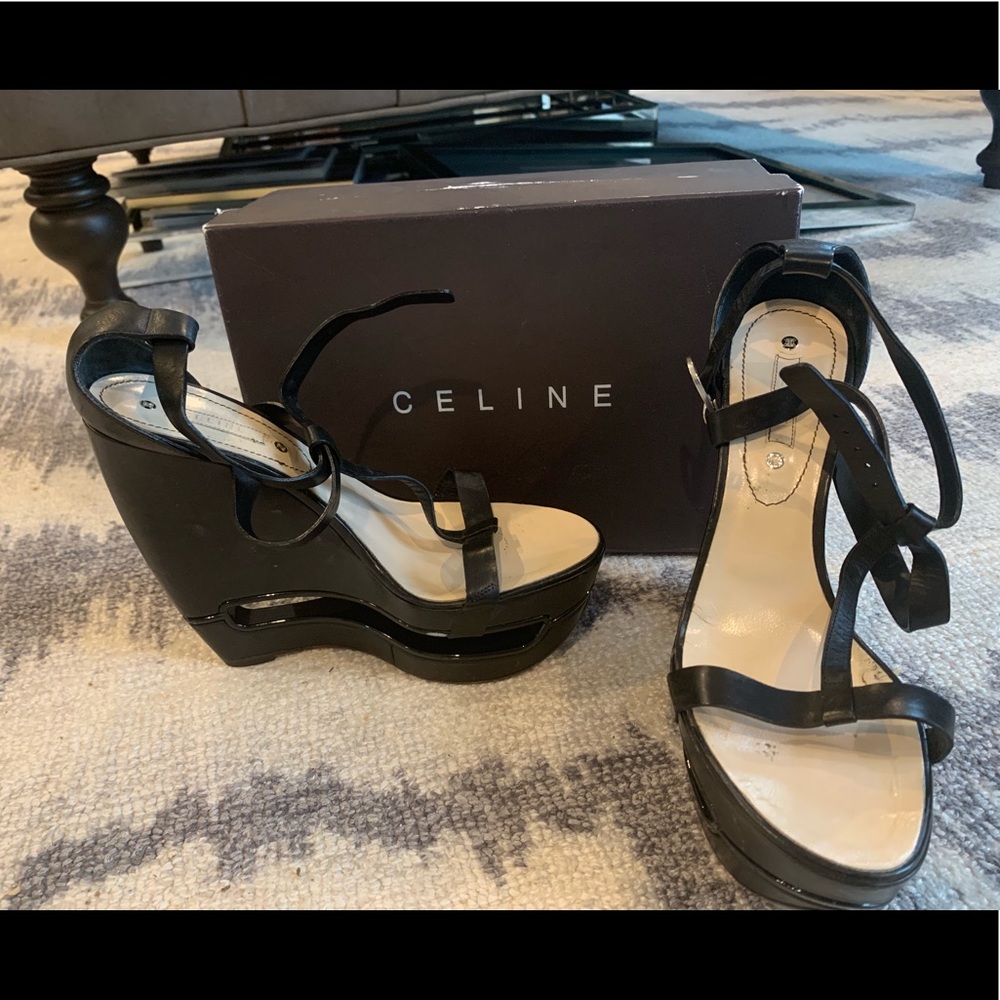 Celine wedges